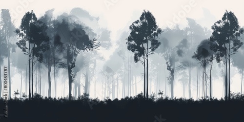 Trees in the Fog