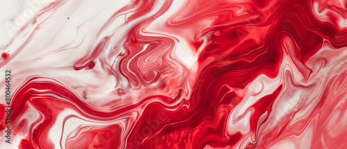 Textura de mármore vermelho e branco - Papel de parede photo