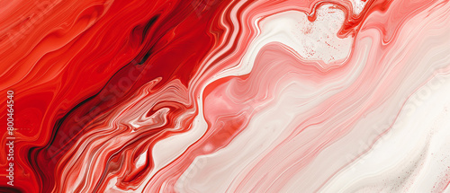 Textura de mármore vermelho e branco - Papel de parede photo
