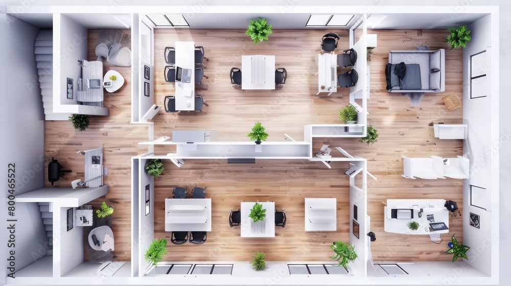 modern office interior floor plan top view modern office interior floor plan top view
