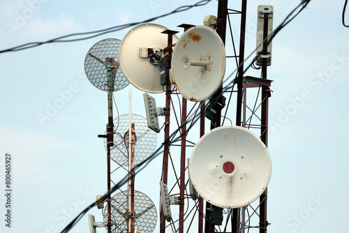 Satellite dishes are designed to receive signals from an artificial satellite.