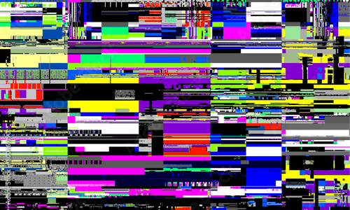 Pixel pattern of a digital glitch. Abstract background, pattern of a digital glitch. (ID: 800469190)