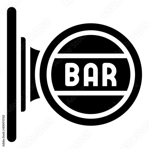 Signage,food,circle,signboard,bar,closed,rounded,bar.svg