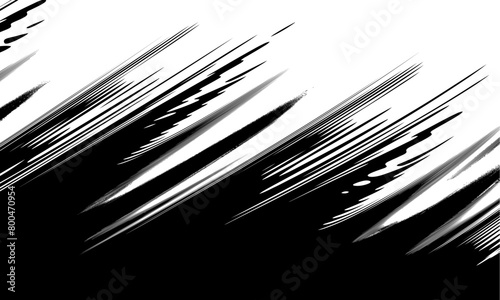 Black on white background. Black and white dissolve halftone grunge effect. Splash vector illustration (ID: 800470954)