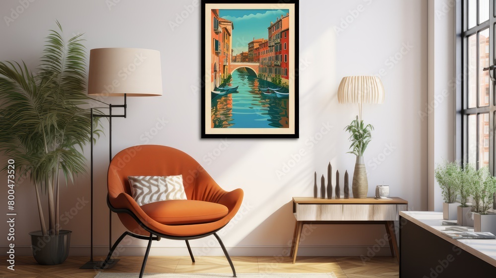 Fototapeta premium living room interior