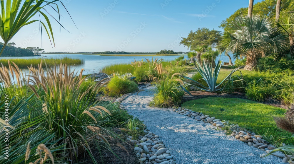 sustainable landscaping with a natural design blending with the surrounding ecosystem sustainable landscaping with a natural design blending with the surrounding ecosystem