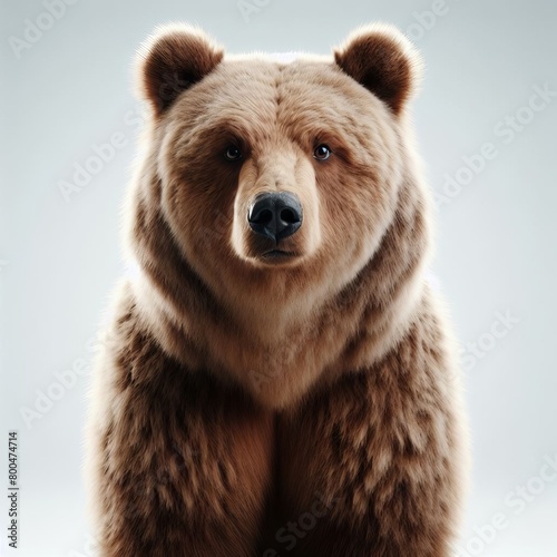 brown bear isolated on white © Садыг Сеид-заде