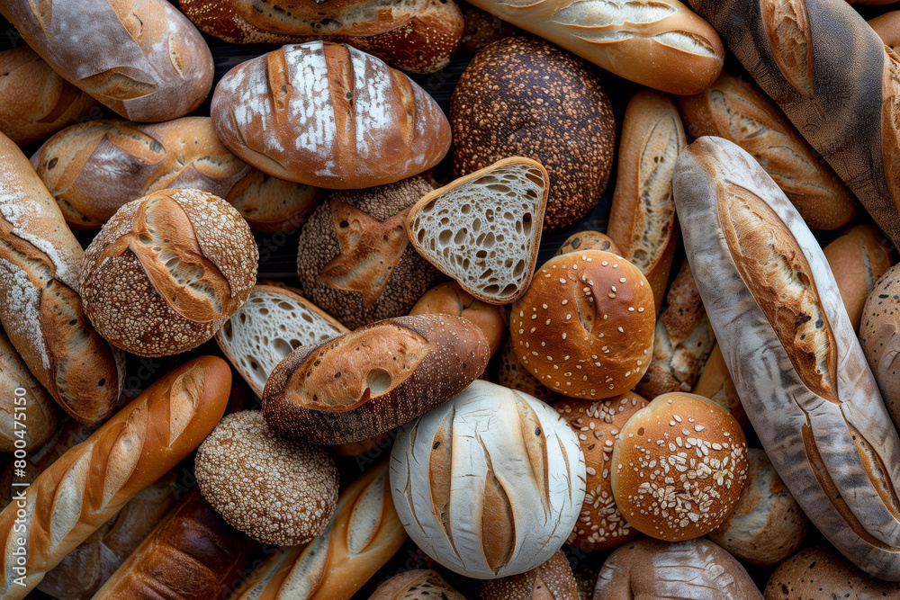 Assorted Artisan Breads: A Collection of Rustic Loaves Assorted Artisan Breads: A Collection of Rustic Loaves
