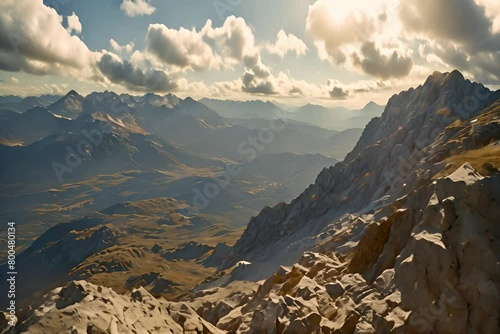 mountain with sky landscape
