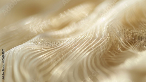A delicate and graceful micro wave, evoking a sense of calm and wonder.