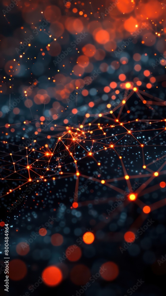 Fototapeta premium amazing digital network background with an artistic and high-tech vibe