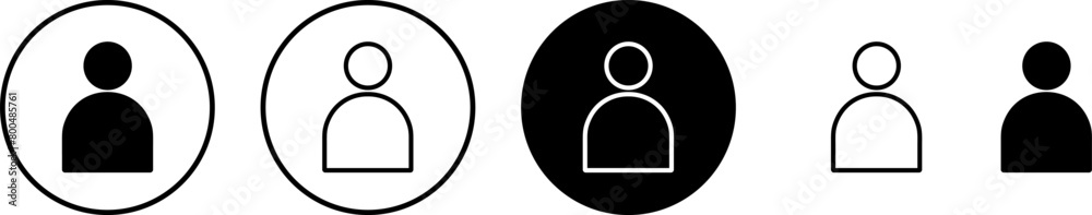 User Icon vector isolated on white background. person sign. people icon. User Icon vector isolated on white background. person sign. people icon.