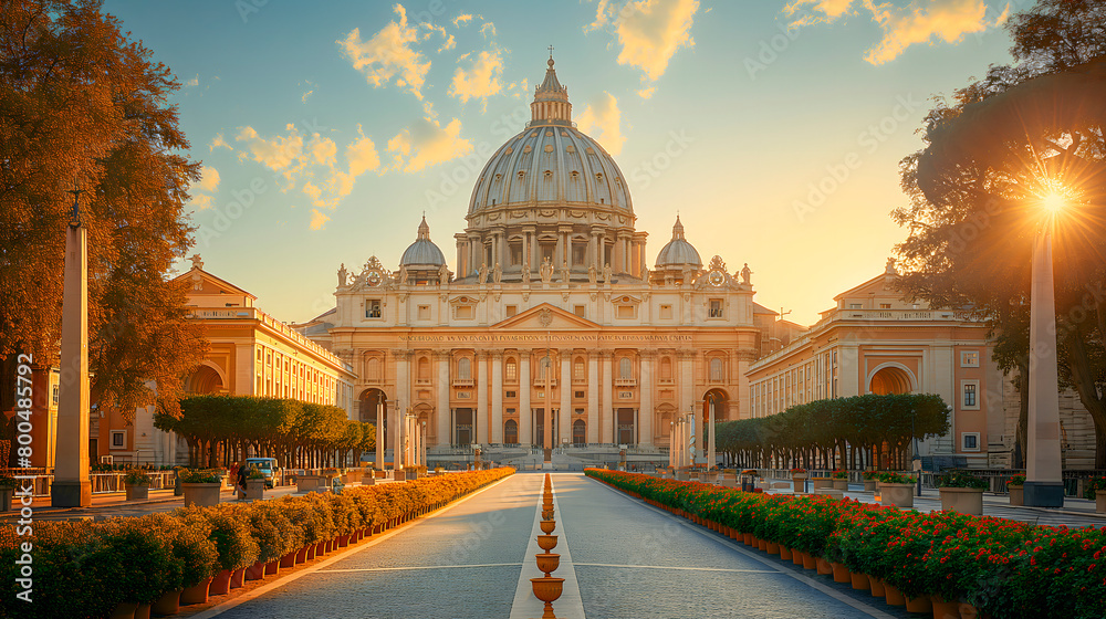 Fototapeta premium basilica in Rome, Italy
