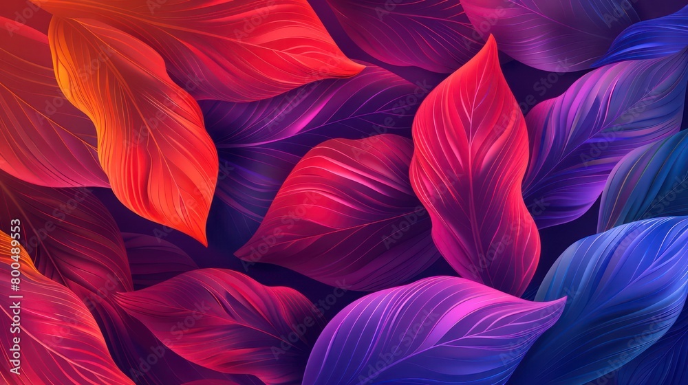 custom made wallpaper toronto digitalabstract ornamental foliage background with bold colorful elegant decorative elements