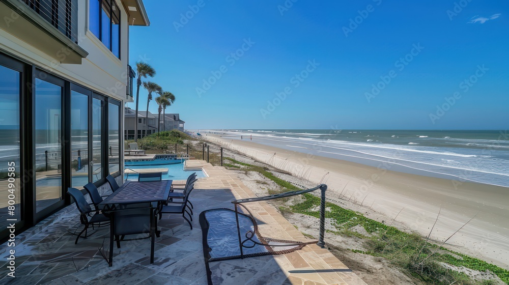 idyllic beachfront house view with a mesmerizing landscape idyllic beachfront house view with a mesmerizing landscape