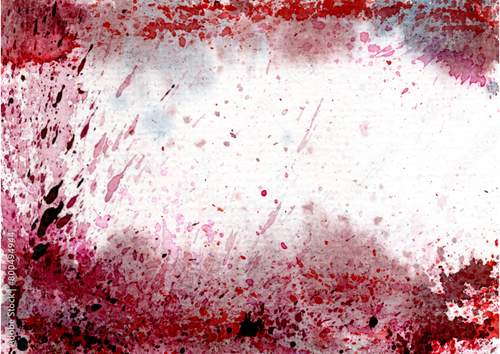 Fototapeta premium Aquarell Hintergrund mit Textfreiraum