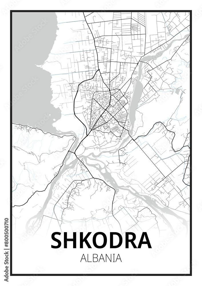 Obraz premium Shkodra, Albanie