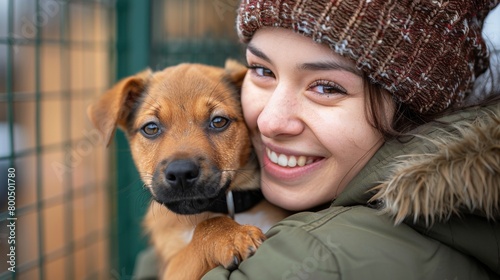 The moment when a potential adopter meets their perfect pet for the first time. 