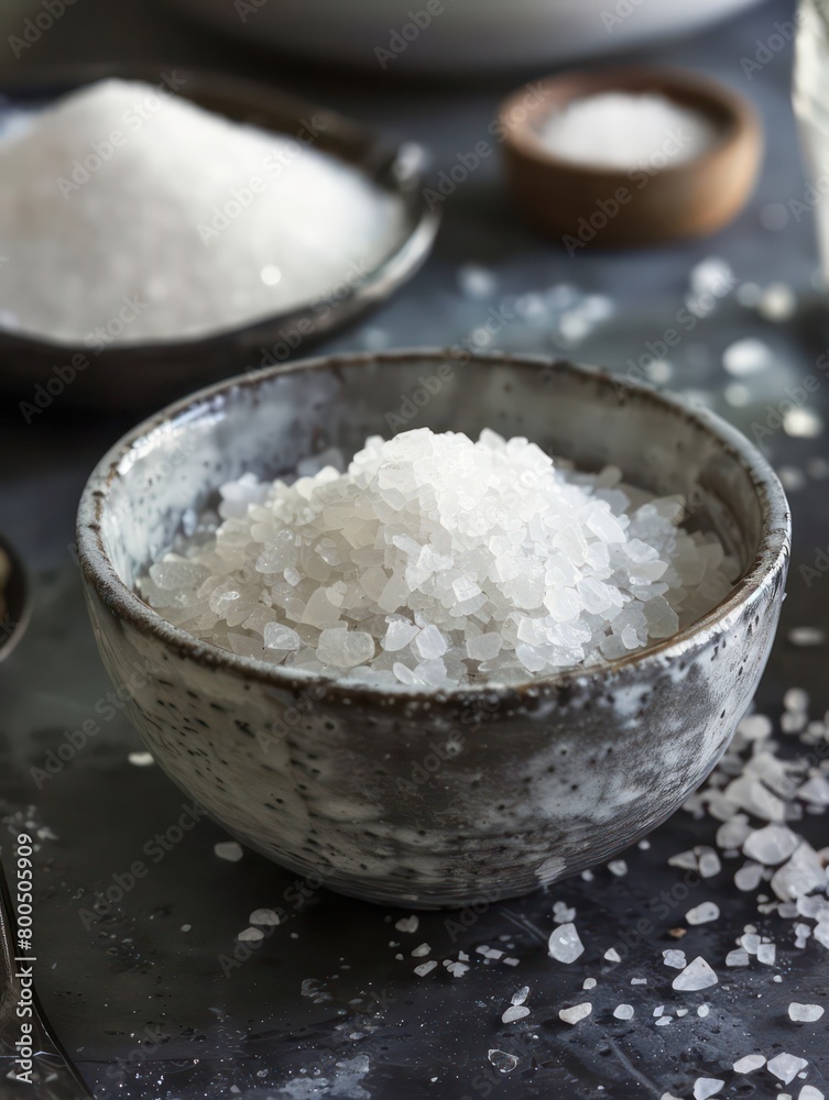 blued white salt background, very professional setting blued white salt background, very professional setting