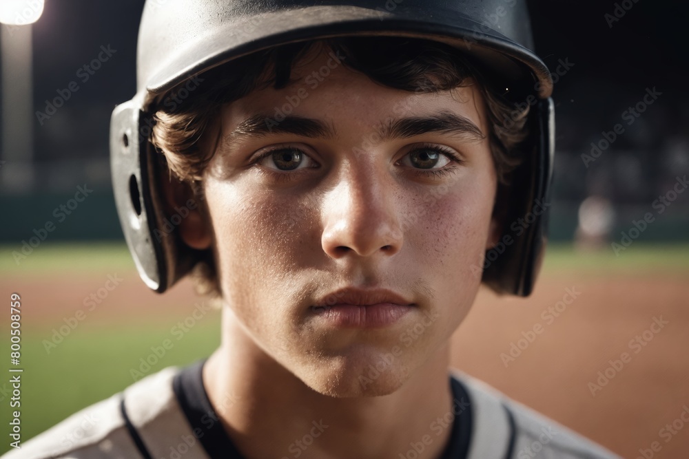 Unseen Hero: Baseball Player in Focus from Rear Unseen Hero: Baseball Player in Focus from Rear