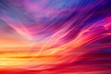 Vibrant streaks of magenta and tangerine clashing in a fiery abstract sky