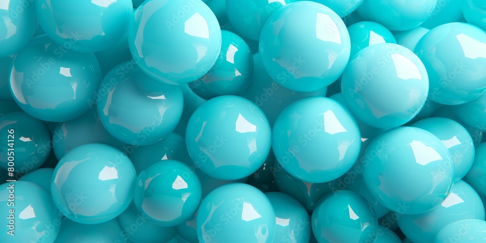 Turquoise 3D Balloons squash together to make a Colorful abstract wallpaper. Turquoise 3D Balloons squash together to make a Colorful abstract wallpaper.
