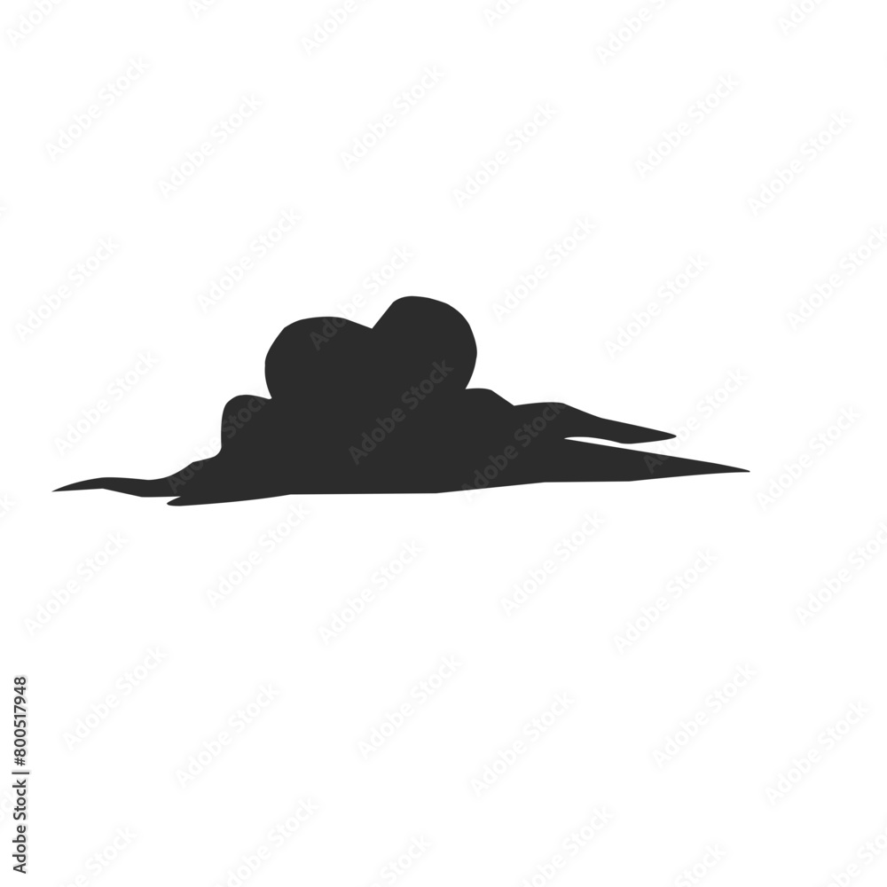 Fog Cloud Silhouette Fog Cloud Silhouette