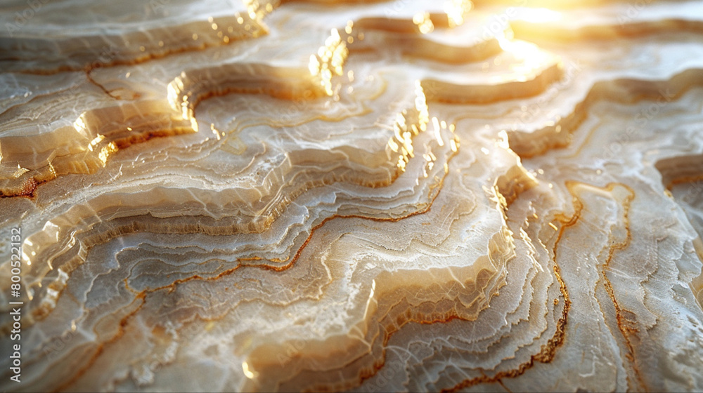 Golden geometric textures in close-up Golden geometric textures in close-up