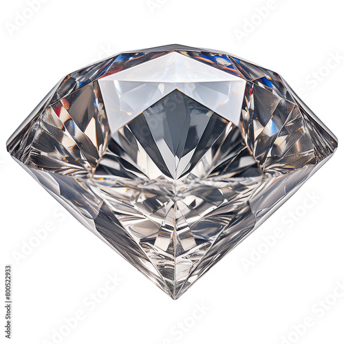 Beautiful Diamond Isolated On Transparent Background