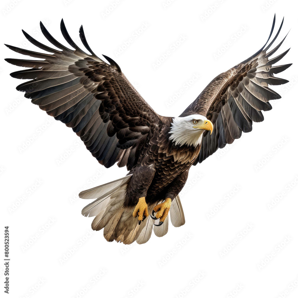 bald eagle in flight isolated on a transparent background bald eagle in flight isolated on a transparent background