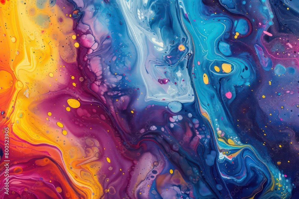 artistic iridescent liquid abstract background
