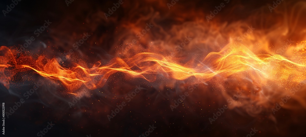 a fire flames and smoke