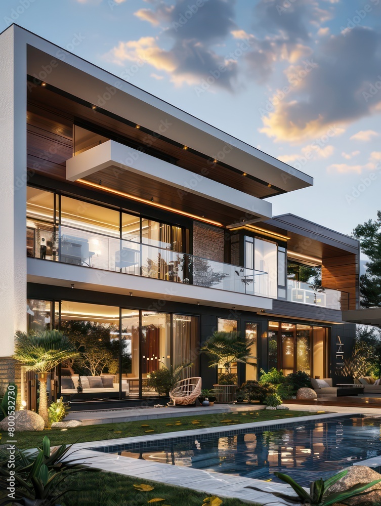 contemporary residential home with a very elegant design contemporary residential home with a very elegant design