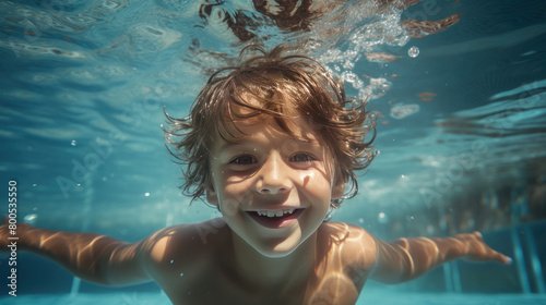 person in the water