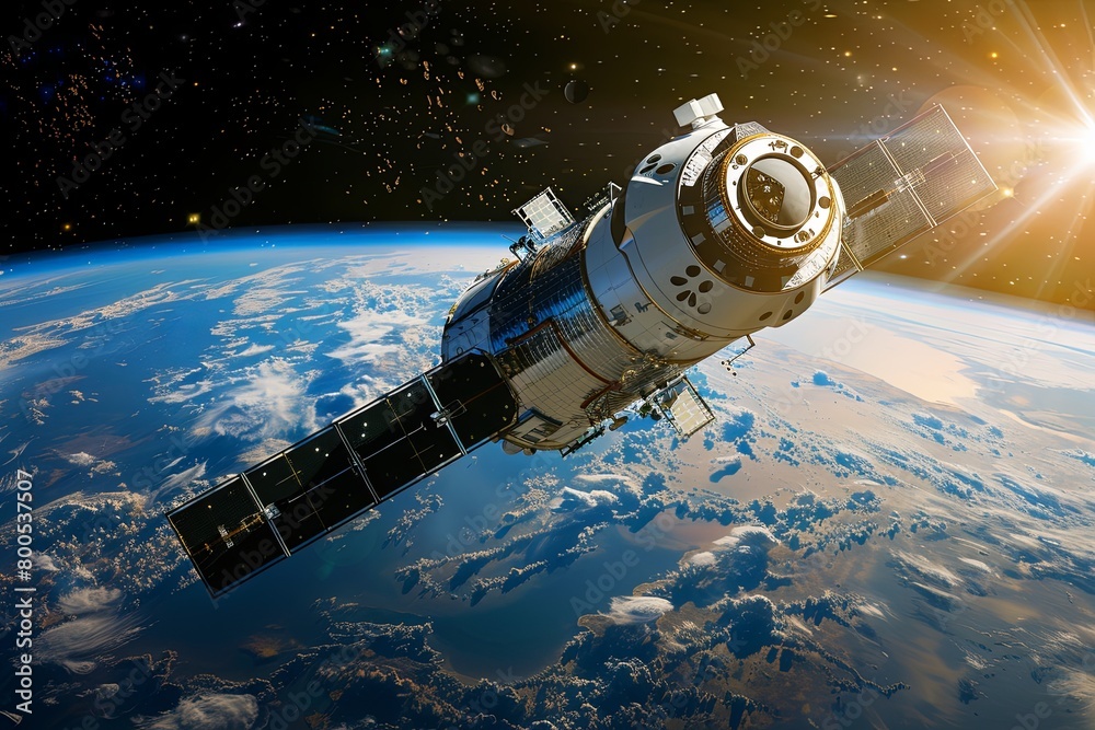 Obraz premium Leveraging Aerospace: Shaping Future Business Landscapes through Spacecraft Innovation