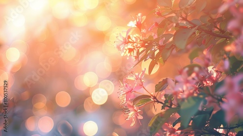 Tranquil Bokeh Texture on Delicate Pastel Canvas