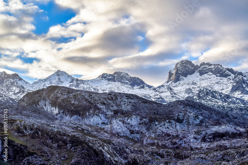 snow covered mountains © mareguera