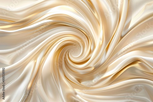 Luxurious Golden Swirls: A Sophisticated Dance of Grand Celebration