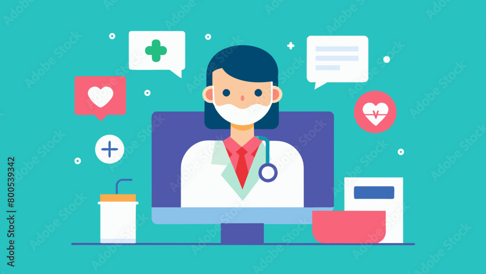 Healthcare concept.Vector art of consult with doctor on mobile and online medical concept illustration . Healthcare concept.Vector art of consult with doctor on mobile and online medical concept illustration .