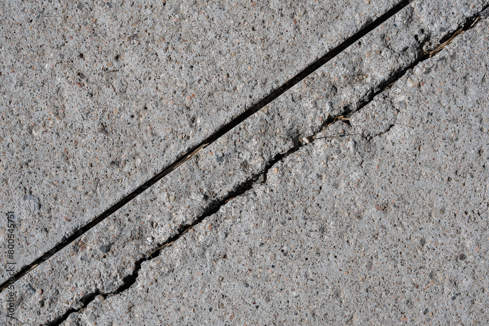 Obraz premium Textures with cracks on the cement floor