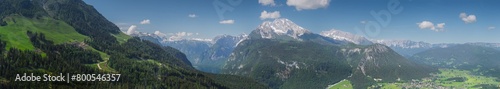 Watzmann mountain near Konigssee lake in Berchtesgaden National Park, Germany photo