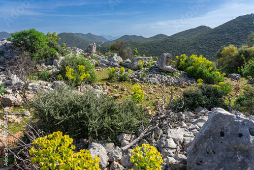 Wandern in der Türkei: Lykischer Weg, Küstenwanderung an der türkischen Riviera mit schönen Ausblicken - archäologische Stätte Apollonia mit sehenswerten Ruinen