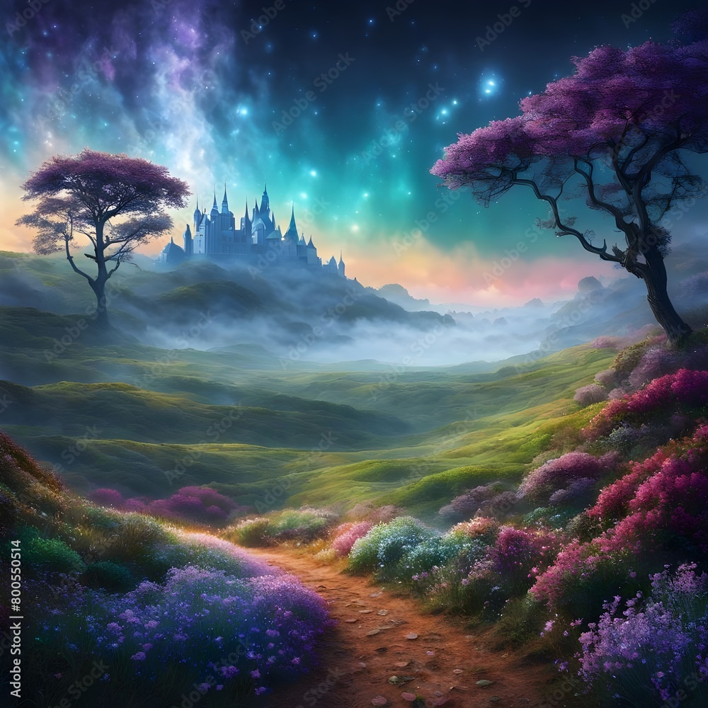 Fototapeta premium Beautiful Fantasy Landscape