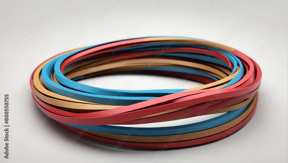 rubber band in a new style rubber band in a new style