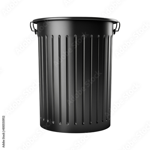 Trash can isolated on transparent or white background, png