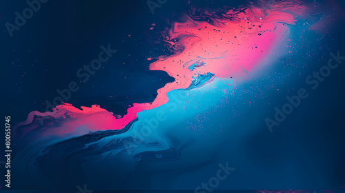 Vivid Pink and Blue Abstract Artistic Background