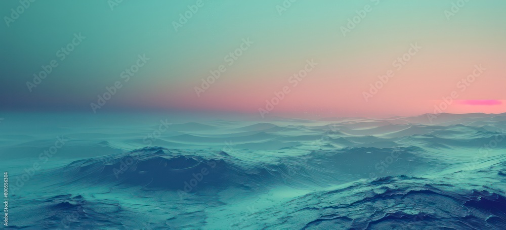 Obraz premium smooth pastel unusual landscape wallpaper