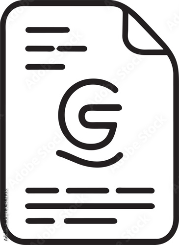 gay g letter monogram, pictogram