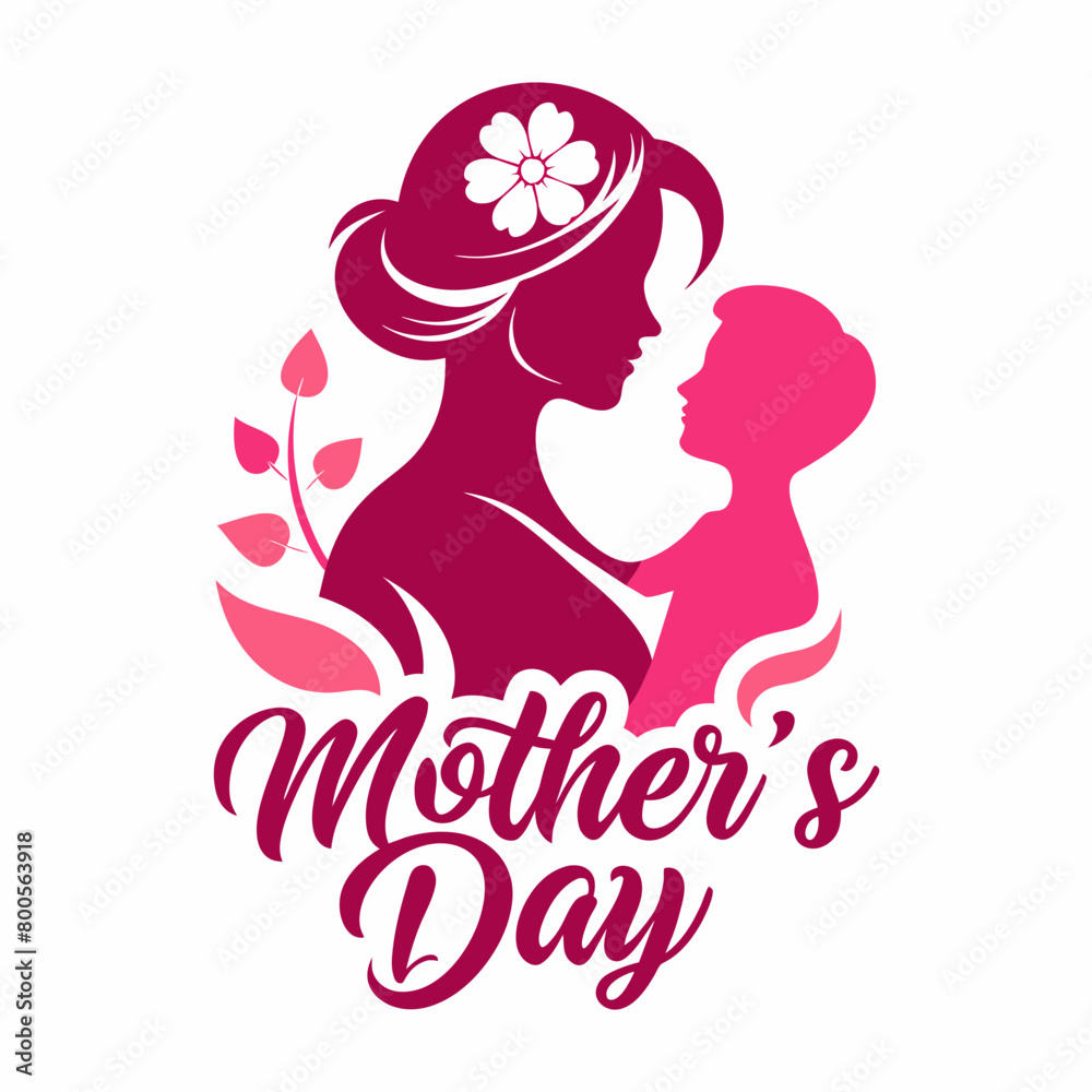 Happy Mother's Day vector illustration Happy Mother's Day vector illustration
