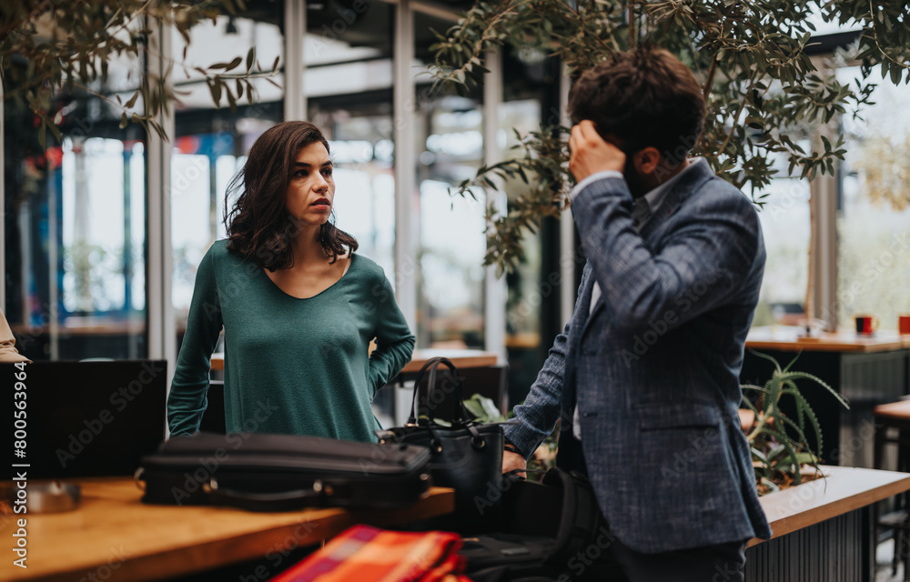 Energetic start-up business team analyzes strategies during a meeting at a vibrant urban coffee bar. Energetic start-up business team analyzes strategies during a meeting at a vibrant urban coffee bar.